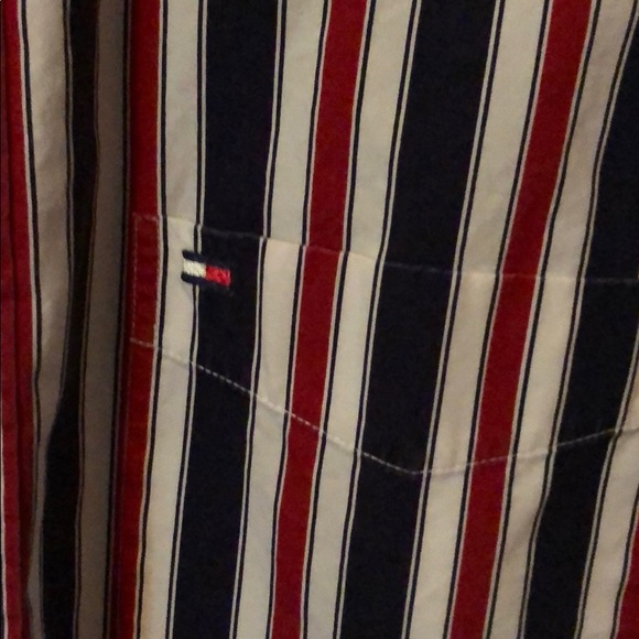 Tommy Hilfiger stripe button down - Picture 2 of 4